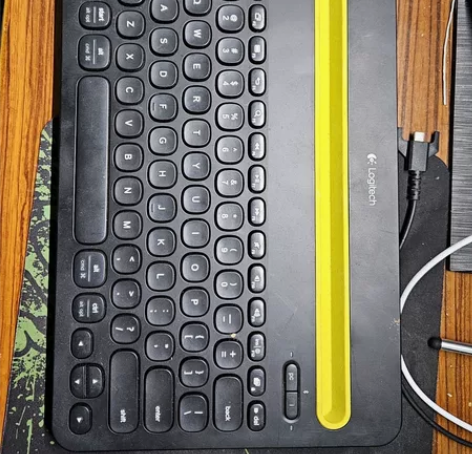 罗技K480无线蓝牙键盘苹果手机平板台式电...