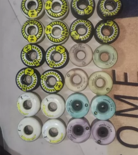 DBH滑板刷街轮软轮全能轮不止滑板白色彩色...