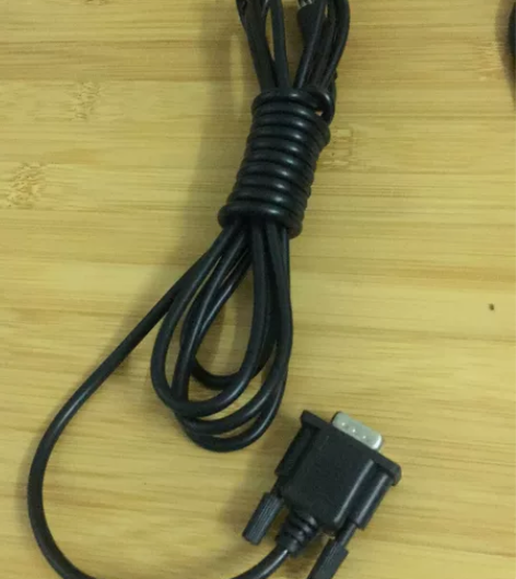 触摸屏通讯线，三菱plc接口 三米通讯线