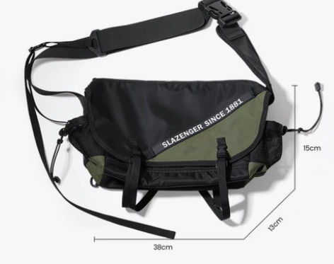 ?slazenger潮牌机能男生斜挎包男休...