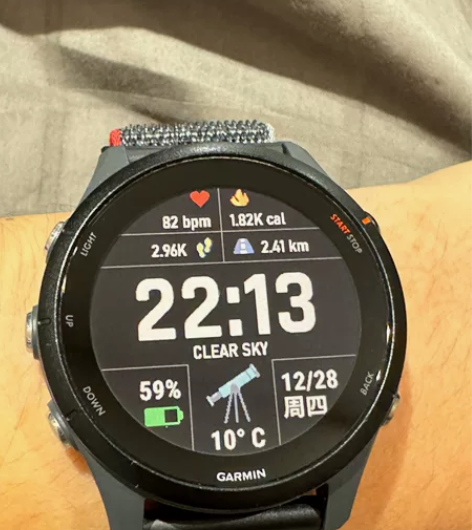 自用佳明Garmin 255 国行神秘灰,...