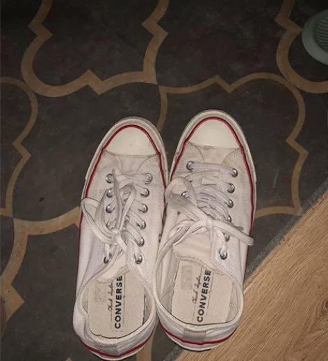 白色正品匡威1997s系列38.5码 感兴...