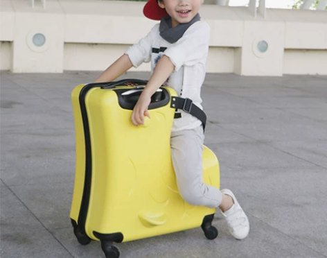 儿童旅行箱包可坐可骑万向轮20寸24拉杆箱...