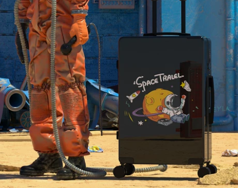 NASA宇航员新款行李箱ins网红24寸2...