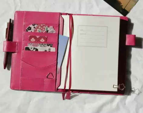 本子手账本24年日程本自填式时间轴计划本空...