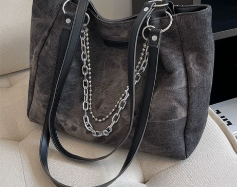 包包女大容量布包小众帆布挎包单肩包高级感大...