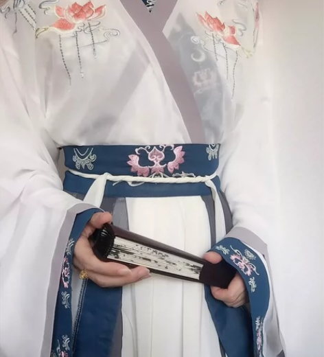 清冷系晋制汉服女装仙气飘逸古风广袖流仙裙女...