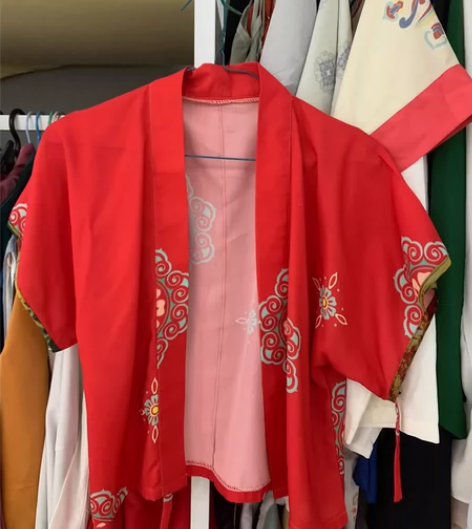 唐风汉服半臂来料 l码借：汉尚华莲，十三余...