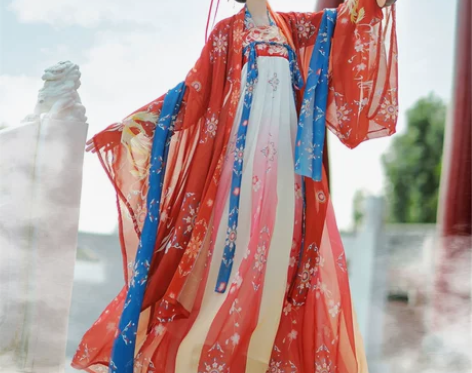 凤仪原创汉服女诃子裙大袖十二花神梅花唐制