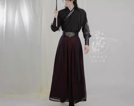 孤鲤原创汉服【朝歌】男女春夏侠客帅气酷非古...