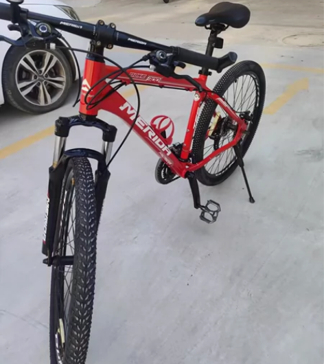 美利达公爵山地车，刚换的两条新轮胎，成色好...