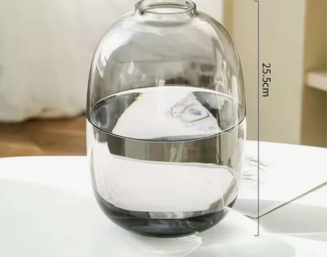 新款ins轻奢玻璃花瓶插干花现代客厅插花摆...