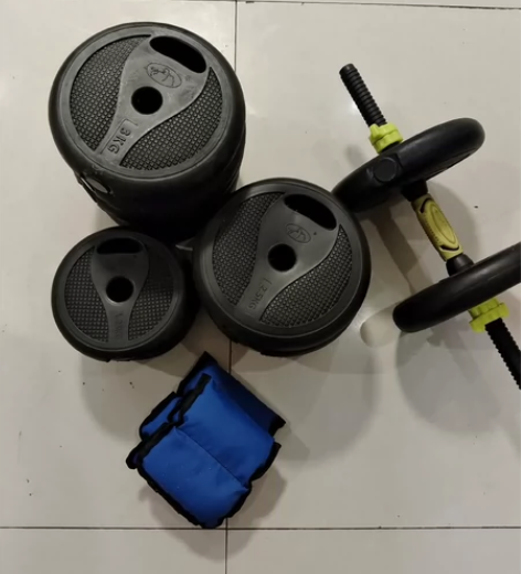 品健哑铃男士健身器材家用杠铃一对可调节重量...