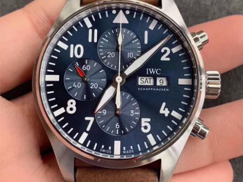 ZF飞计3777皮带款万国男款飞行员计时 ...