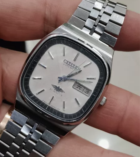 CITIZEN 西铁城自动机械男表 小方...