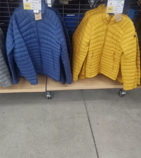 迪卡侬官方羽绒服轻薄男冬季立领保暖短款棉服...