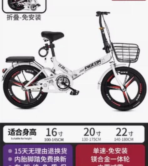 出飞鸽折叠自行车，坐标云南文山麻栗坡县，标...