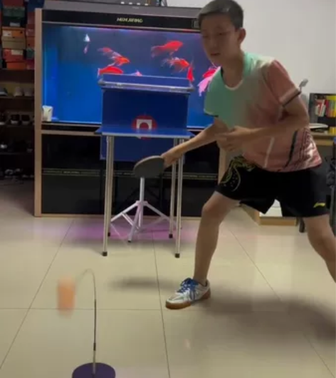 家庭乒乓球训练器,让孩子远离手机和电视。 ...