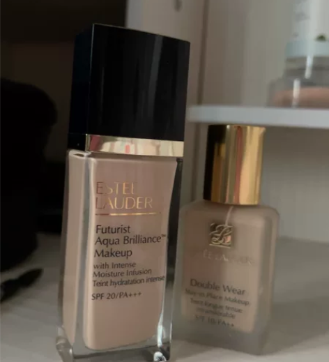 雅诗兰黛沁水粉底液2co 自用!保真有购买...