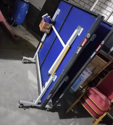 红双喜正品乒乓球桌，可移动可折叠 地牛3吨...