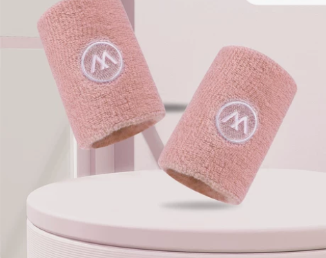 运动护腕健身跑步擦汗巾手腕护套男腱鞘女羽毛...