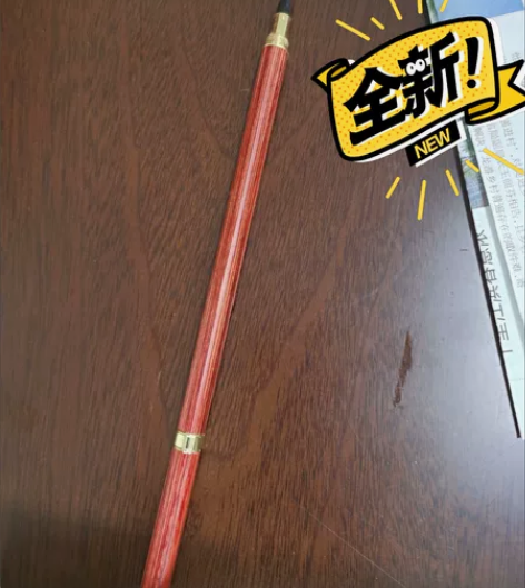 善涟湖红檀木精品毛笔一只，带笔盖和笔头，长...