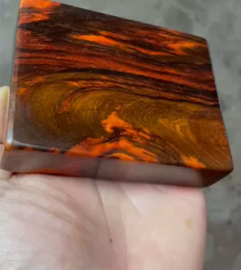 火焰山花纹底座，老挝大红酸枝，交趾黄檀，黑...