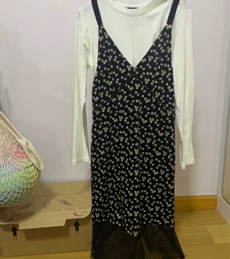 Zll 丝绒连衣裙 全新剪标 码全 S M...