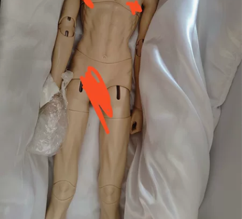 dfh72，bjd素体，调色sng奶茶，无...