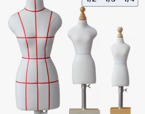 迷你立体裁剪女二分之一三分四分之一模特学生...