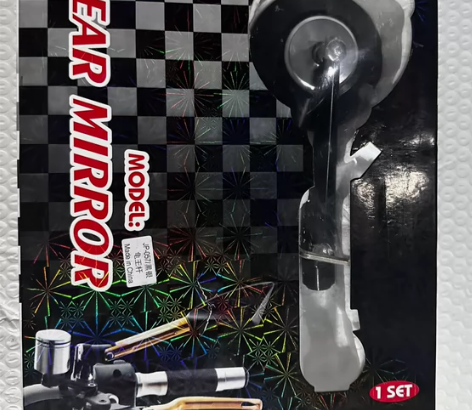 摩托车改装后视镜  银钢小怪兽CNC电摩圆...