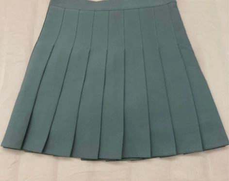 百褶裙女春秋学生高腰a字 显瘦半身裙西装白...