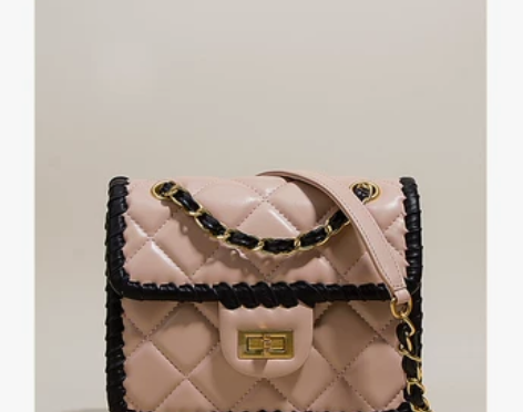 2022新款包包小香风豆腐包编织包质感高级...