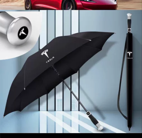 剩下几箱！特斯拉交车雨伞车商定制伞自动晴雨...