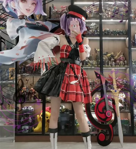 出小乔的音你心动，除了鞋子和吉他其他都有，...