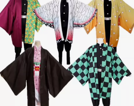 儿童鬼灭之刃cos服全套 弥豆子 我妻善逸...