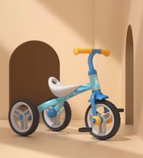 小龙哈彼儿童平衡车脚踏三轮车二合一幼儿2-...