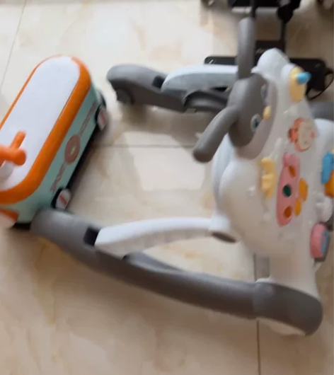 ANGI BABY婴儿学步车可推可坐可调速...