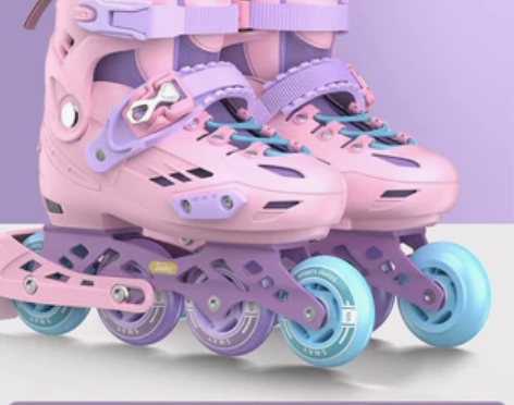 斯威溜冰鞋女童轮滑鞋儿童女孩初学者男孩男童...