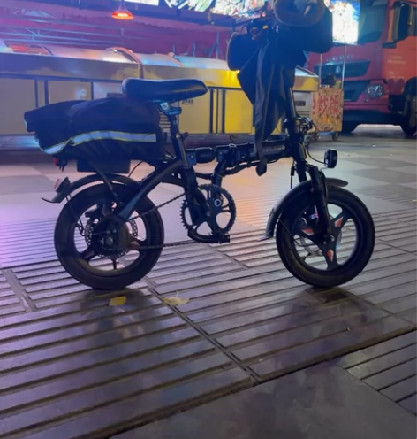 ?新日代驾折叠电动车小型电动自行车锂电池电...