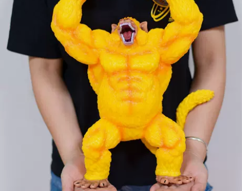 七龙珠超级赛亚人手办 贝吉塔雕像黄金猿猴子...