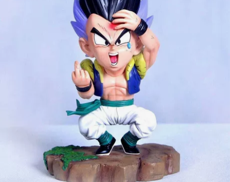 七龙珠 超级赛亚人悟天克斯GK竖中指弗利萨...