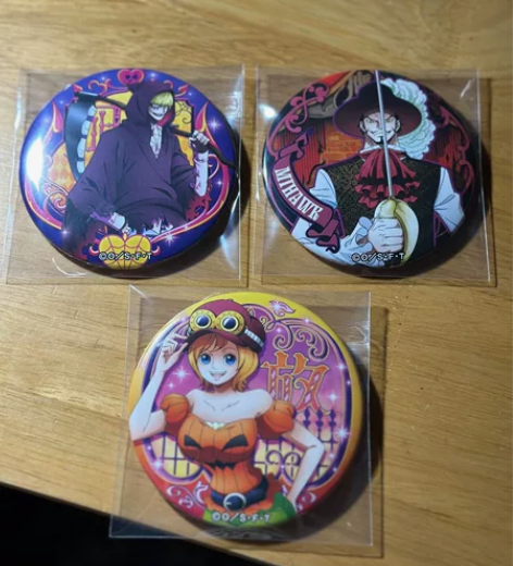 海贼王万圣节吧唧 柯拉松 鹰眼 二嫂 al...