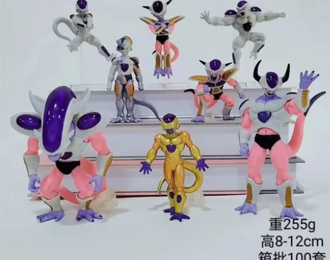 弗利沙一套八个七龙珠 弗利萨家福 8款高度...