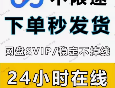SVIP百度网盘超级会员一个月季卡云盘30...