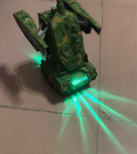 变形坦克机器人 带音乐可变形  闲置处理哦...