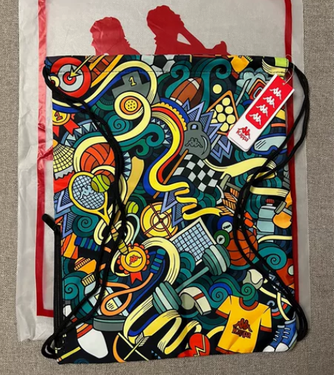 kappa休闲足球包,健身运动包,全新未使...