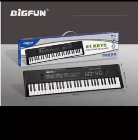 跨境BIGFUN 61键儿童电子琴USB充...