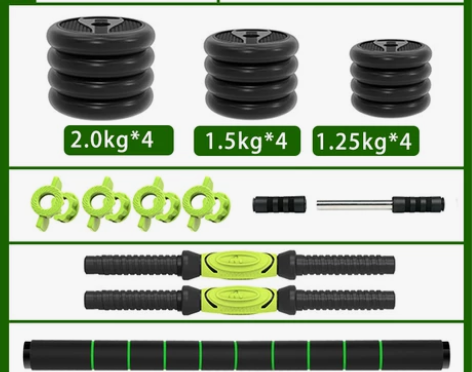 哑铃男士健身器材家用杠铃亚铃一对可调节重量...