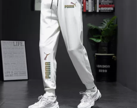 运动休闲长裤男士春秋加绒加厚纯棉百搭休闲裤...